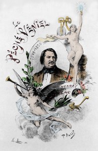 Frontispiz von „Die lässliche Sünde“ von Honoré de Balzac. Illustration von Paul Avril, 1901 von Edouard Henri Avril