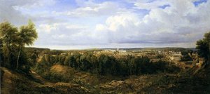 Ansicht der Stadt Leon, Spanien, 1857