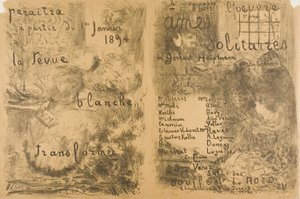 "La Revue Blanche" Verwandelt und Einsame Seelen