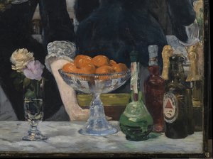 Eine Bar in den Folies-Bergère, 1881-82 (Detail) von Édouard Manet