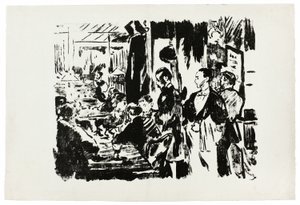 Im Café (unveröffentlichte Platte) von Édouard Manet