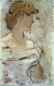 Au Bal - Marguerite de Conflans im Ballkleid, 1870-80 von Édouard Manet