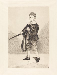 Kind mit Schwert, nach links gewandt von Édouard Manet