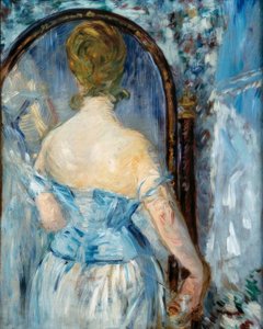 Vor dem Spiegel von Édouard Manet