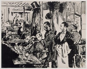 Im Café - Au Café (1. Fassung)