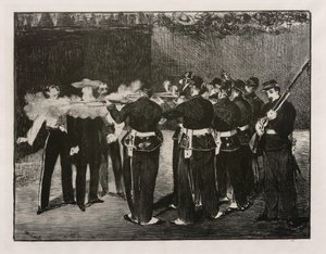 Die Erschießung von Maximilian von Édouard Manet