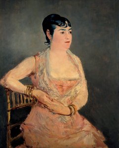 Dame in Pink (La dame en rose), 1879-1881 von Édouard Manet