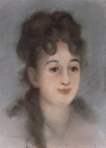 Porträt von Eva Gonzalès von Édouard Manet