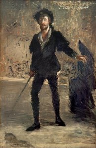Porträt von Faure in der Rolle des Hamlet