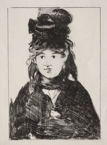 Porträt von Berthe Morisot von Édouard Manet