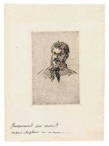 Porträt von Félix Bracquemond von Édouard Manet