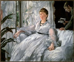 Lesen. (Porträts von Suzanne Manet und ihrem Sohn Leon Koella-Leenhoff)