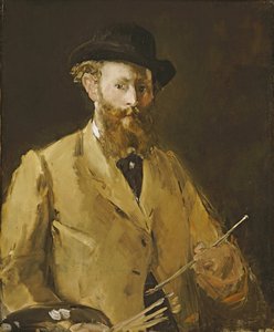 Selbstporträt mit Palette