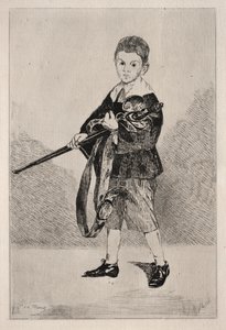 Der Junge mit einem Schwert von Édouard Manet
