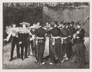 Die Hinrichtung von Kaiser Maximilian von Édouard Manet