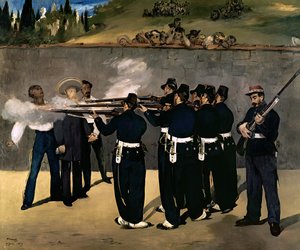 Die Hinrichtung des Kaisers Maximilian, 1867-8