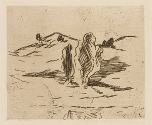 Das Hohe Tal, Tafel 3 aus Le Fleuve von Édouard Manet