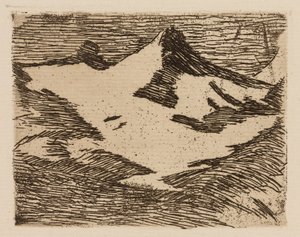 Der Berg, Platte 2 aus Le Fleuve von Édouard Manet