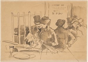 Das Eisenbahnrestaurant von Édouard Manet