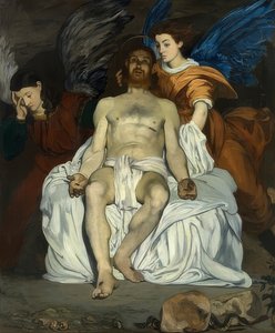 Toter Christus mit Engeln