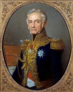 Porträt von Charles Tristan, Graf von Montholon (1783-1853) von Edouard Pingret