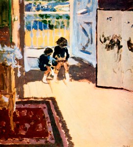 Kinder in einem Raum, 1909