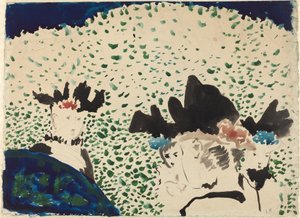 Vier Damen mit fantasievollen Hüten von Edouard Vuillard