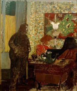 Interieur mit Misia Natanson am Klavier (Cipa hört Misia zu) von Edouard Vuillard
