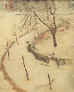 Der Winter auf dem Berlioz-Platz