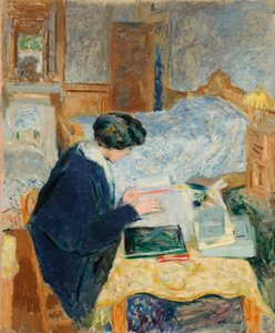 Lucy Hessel beim Lesen von Edouard Vuillard