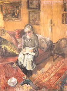 Madame Hessel im Boudoir, Rue de Naples, ca. 1935 von Edouard Vuillard