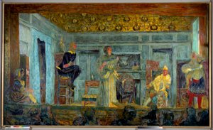 Darstellung des Stücks „Der eingebildete Kranke“ von Molière
