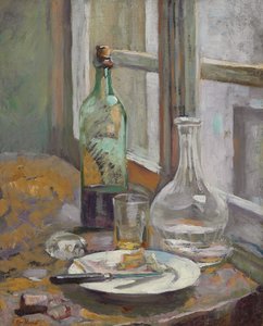 Stillleben mit Flasche und Krug, ca. 1889-1890