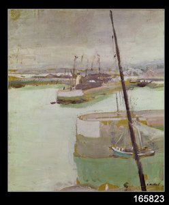 Der Hafen von Honfleur, 1919 von Edouard Vuillard