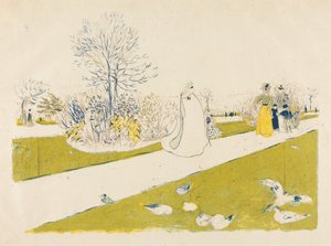 Der Tuileriengarten von Edouard Vuillard