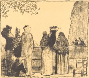 Die Tuilerien, veröffentlicht 1895 von Edouard Vuillard