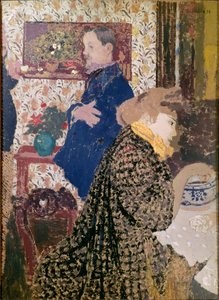 Vallotton und Misia im Speisesaal in der Rue Saint-Florentin von Edouard Vuillard