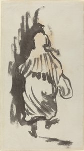 Gehende Figur von hinten gesehen von Edouard Vuillard