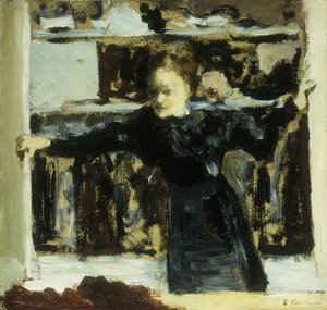Frau öffnet ein Fenster, 1893
