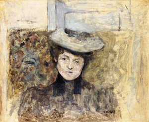 Frau mit Netzhaube von Edouard Vuillard