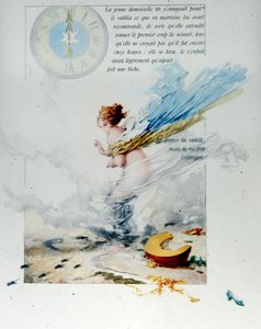 Charles Perrault (1628 - 1703): „Aschenputtel“ 1697. Die Illustration von Edouard de Beaumont (1887) zeigt Aschenputtel, wie sie beim zwölften Glockenschlag ihren Schuh verliert. Die Pferde werden wieder zu Ratten und die Kutsche verwandelt sich in einen K
