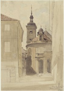 Die Jesuitenkirche in Prag von Eduard Gaertner