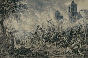 Der Tod Zrinys (nach F. Osolsobic) von Eduard Gurk
