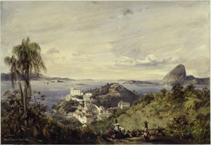 Bucht von Rio de Janeiro mit Corcovado