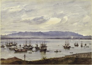 Panorama von Rio de Janeiro von Eduard Hildebrandt