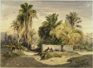 Rio Comprido. Rio de Janeiro von Eduard Hildebrandt