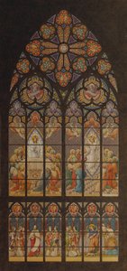 Entwurf für ein Glasfenster der Votivkirche in Wien
