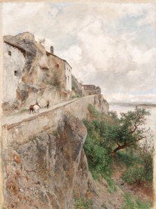 Dürnstein - Am Weg zum Schloss von Eduard Peithner von Lichtenfels