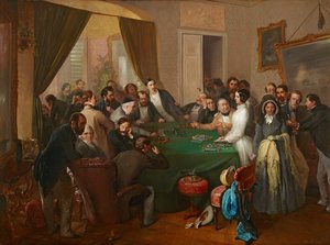 Va banque Glücksspiel, 1840