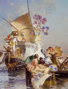Das neue Lied mit Worten und Musik, von Edoardo Dalbono (Detail) von Eduardo Dalbono
